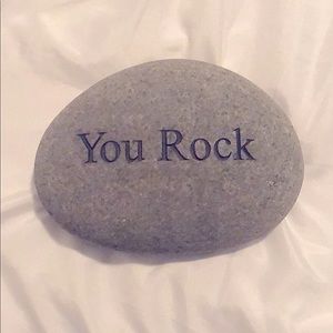 Engraved “You Rock” Garden Stone